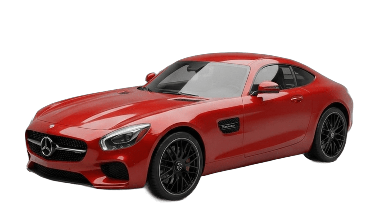 Mercedes AMG GT S rouge préparée par Bernis Factory